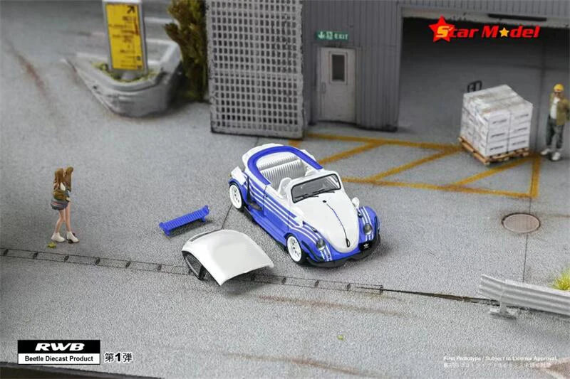 [PreSale]  Star Model 1:64 RWB Type 1 Kafer Covertible Diecast Model Car
