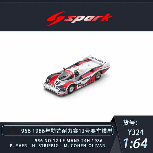 Sparky 1:64 Le Mans 24H 1986 Die-Cast Car Model Collection Miniature