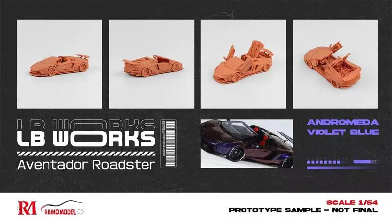 Rhino Model RM 1:64 LP720-4 Diecast Model Car