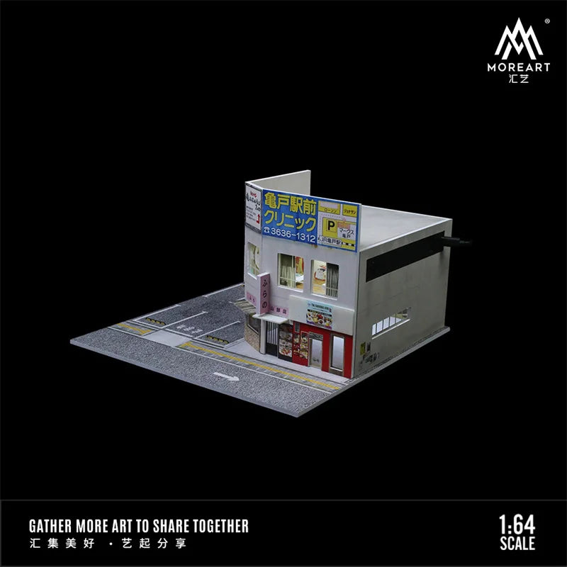 **Pre-Order** MoreArt 1:64 JAPANESE COMMERCIAL BUILDING SCENE Diorama