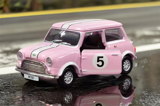 Tiny 1:50 Mini Cooper Mk 1 Pink Diecast Model Car