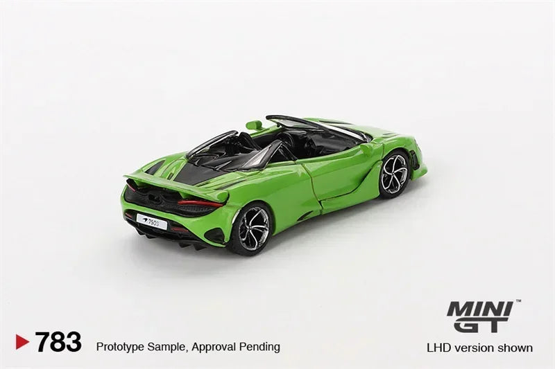 **Pre-Order** MINI GT 1:64 750S Spider Mantis Green LHD Blister box Ver. Diecast Model Car