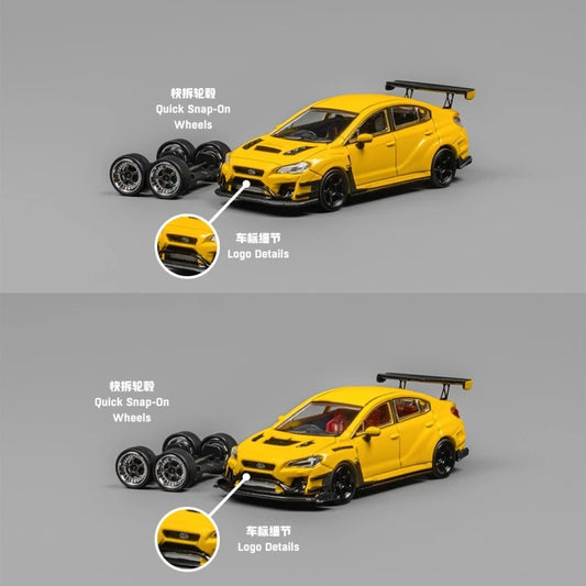 PreSale CM MODEL 1:64 STI WRX Varis Collection Miniature Widebody Diecast Model Car
