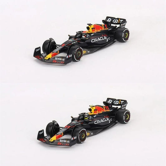 **Pre-Order**  MINI GT 1:64  Oracle RB Racing RB19 #1 Max / #11 Sergio Pérez 2023 F1 Diecast Model Car