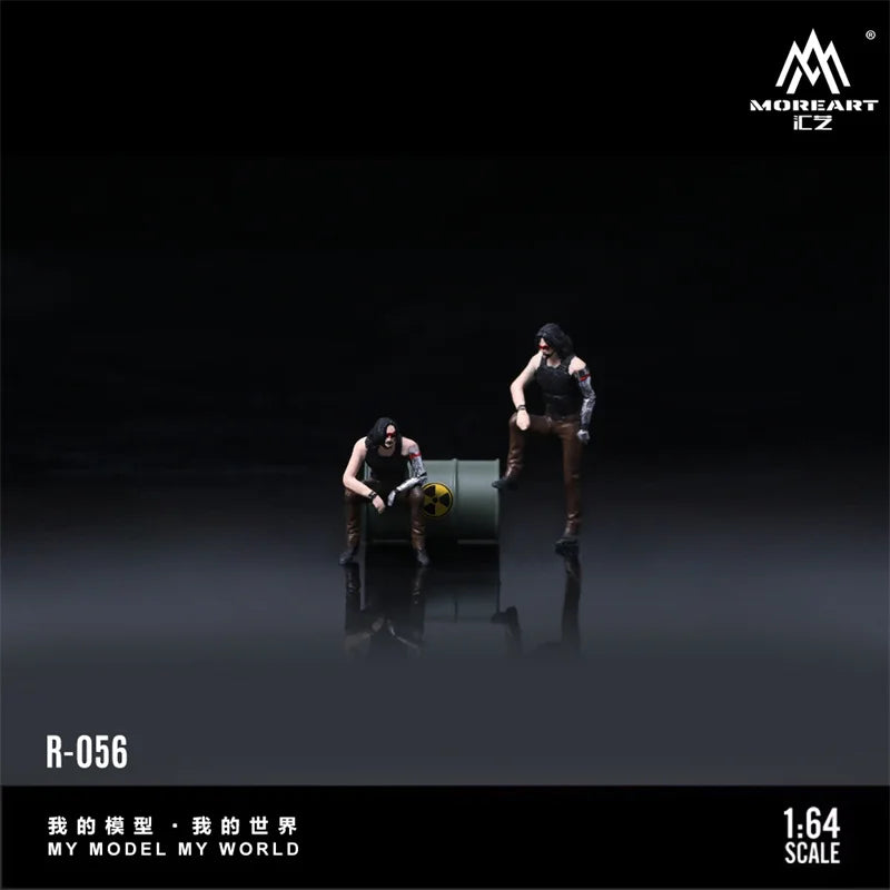 MoreArt 1:64 Cyber Johnny Silverhand Figure Set