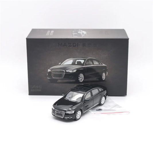 MASDI 1:64 A6L (C7) Black Diecast Model Car