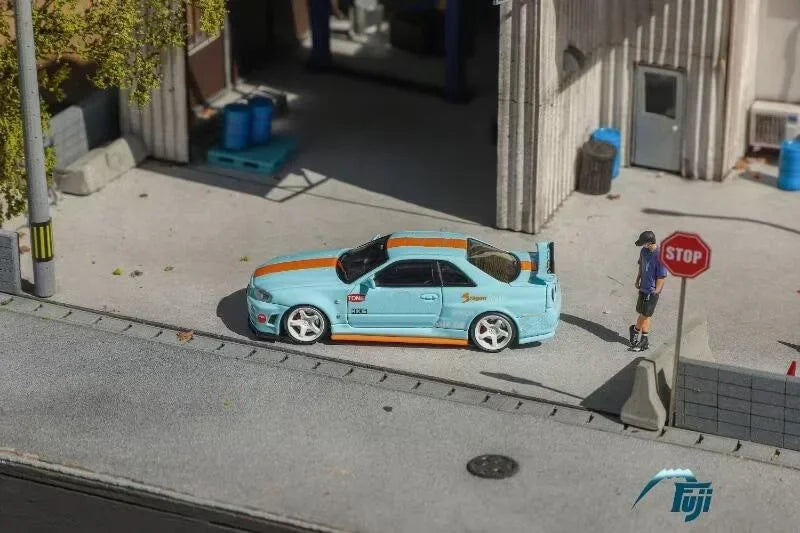 Fuji 1:64 Skyline R34 GT-R Nismo Z-Tune Limited399 Die-Cast Car Model Collection Miniature