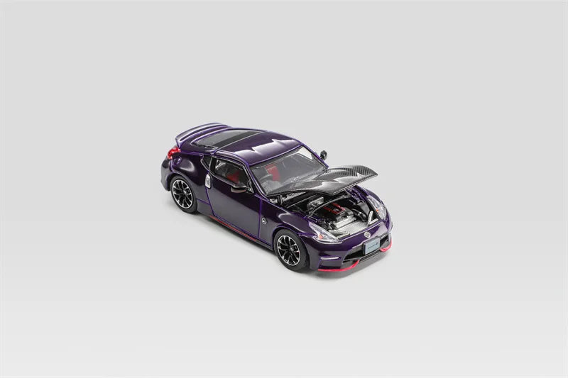 Fuji-Model 1:64 FairladyZ Z34 370z Black / Purple / Pink Diecast Model Car