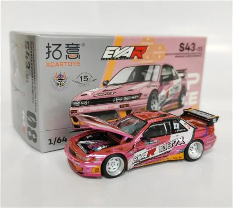 XCARTOYS POP RACE 1:64 Hongqi LS Singer MK2 RWB997 SKYLINE C210 BRZ S14 EVA RT STO GT-R Hakosuka V8 Drift Diecast Model Car