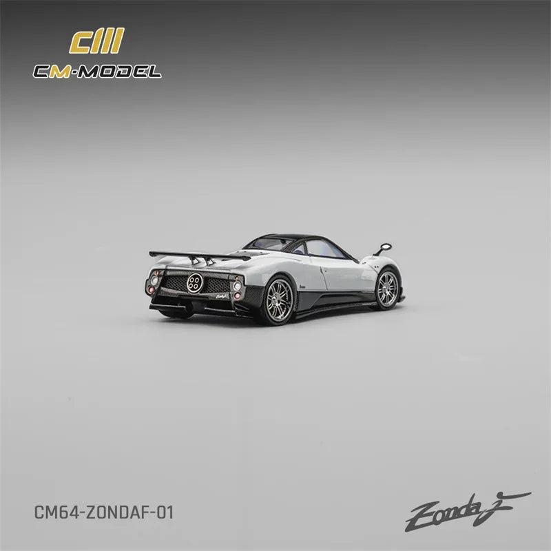 PreSale CM MODEL 1:64 ZondaF Pagani Pearl white Die-Cast Car Model Collection Miniature