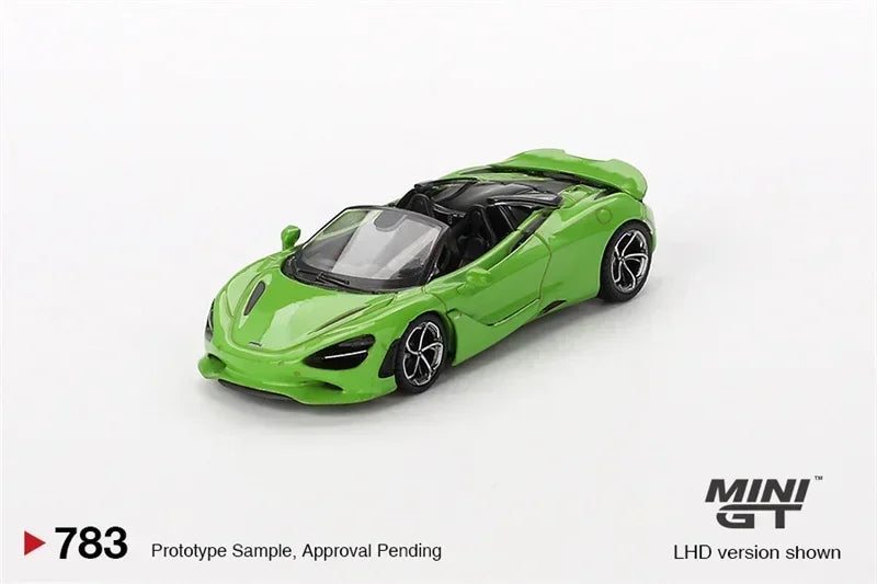 **Pre-Order** MINI GT 1:64 750S Spider Mantis Green LHD Blister box Ver. Diecast Model Car