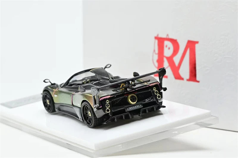 Rhino Model 1:64 Zonda Pagani 760 MY Chrome Chameleon Die-Cast Car Model Miniature Gifts