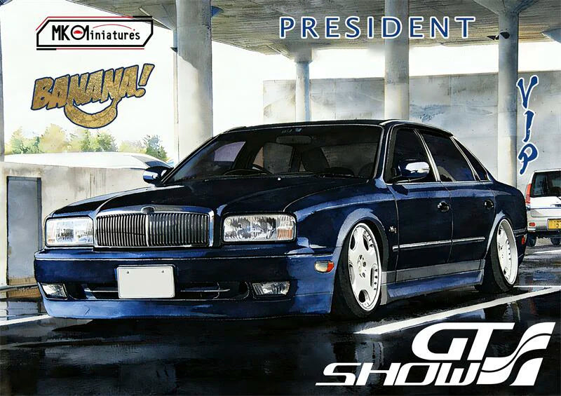 MK Miniature 1:64 JHG50 President Die-Cast Car Model Miniature Gifts