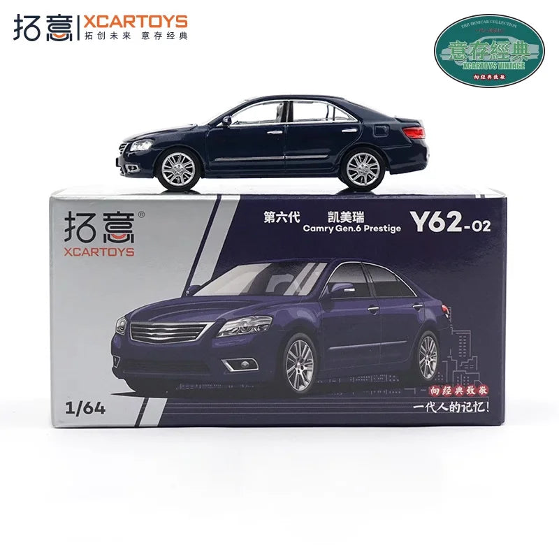 XCartoys 1:64 Camry dark blue Diecast Model Car