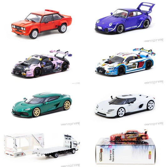 Tarmac Works 1:64 Vertex Ridge TE3006 Soarer Chrome Red Diecast Model Car