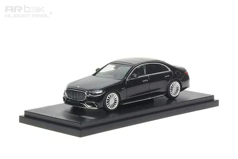 AR Box 1:64 S-Class W223 S63 E Performance 2023 Obsidian black Die-Cast Car Model Collection Miniature