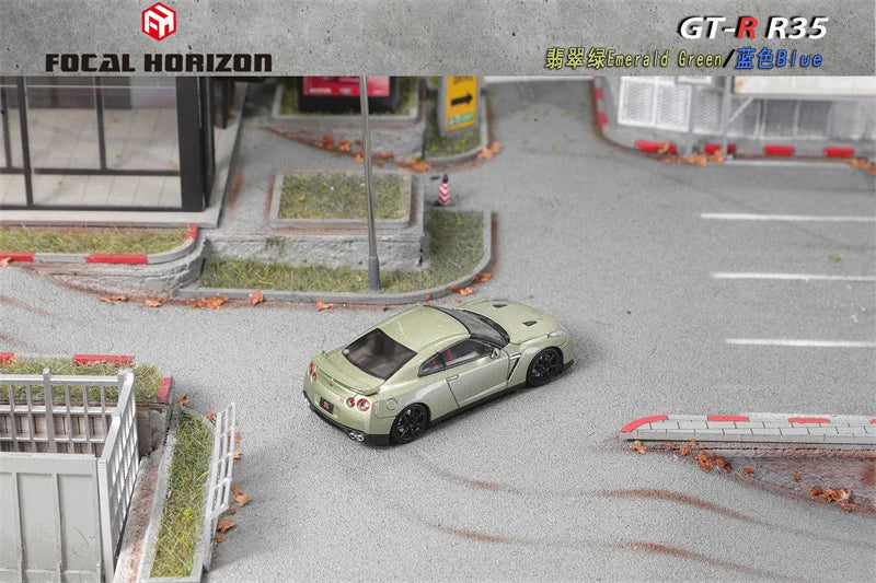 Focal Horizon FH 1:64 GT-R R35 Limited999 Diecast Model Car