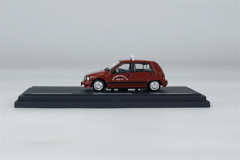 BMC 1:64 Charade Beijing Taxi 2025 HEC Red Diecast Model Car