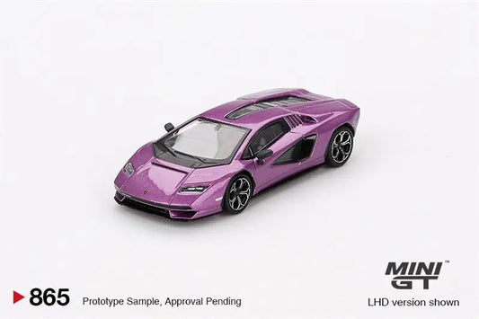 **Pre-Order** MINI GT 1:64 Countach LPI 800-4 Viola 30th Purple LHD Diecast Model Car