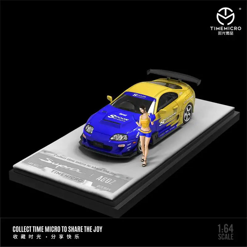 Time Micro 1:64 Supra A80Z Spoon Diecast Model Car