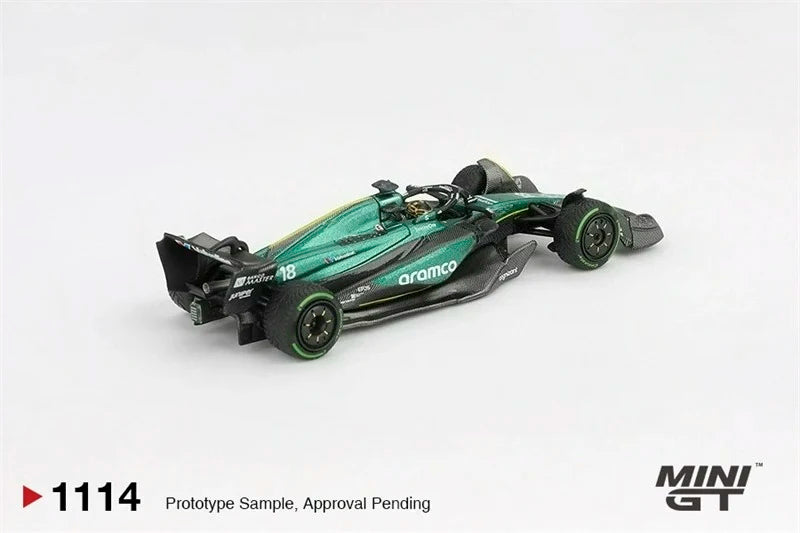 MINI GT 1:64 AMR24 2024 NO.14 / NO.18 Die-Cast Car Model Miniature Gifts