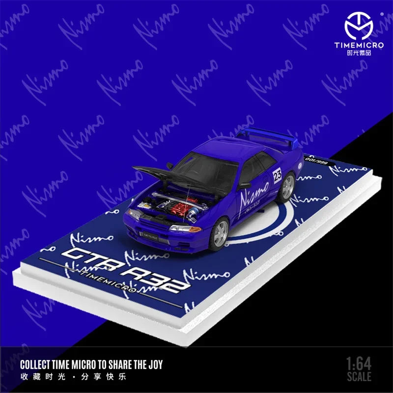 **Pre-Order** Time Micro 1:64 GTR R32 Diecast Model Car