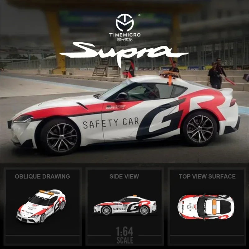 Time Micro 1:64 Supra A90 Safety car Limited999 Diecast Model Car