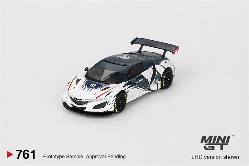 MINI GT 1:64 NSX GT3 EVO AlphaTauri Yuki Tsunoda  2023 Diecast Model Car