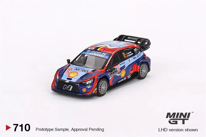 MINI GT 1:64 Hyundai i20 N Rally1 2023 Rally LHD Diecast Model Car