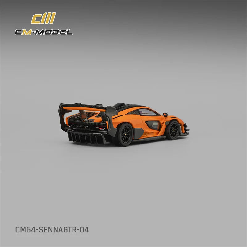 CM MODEL 1:64 Senna Papaya orange Die-Cast Car Model Collection Miniature