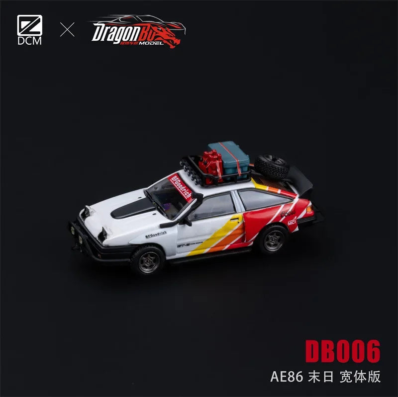 D.BoModel & DCM 1:64 AE86 Limited 999 Diecast Model Car