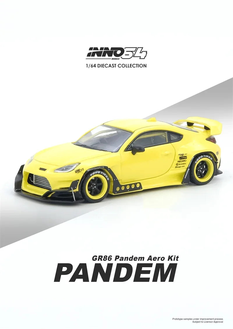 INNO64 1:64 PANDEM GR86 Collection Miniature DieCast Model Car