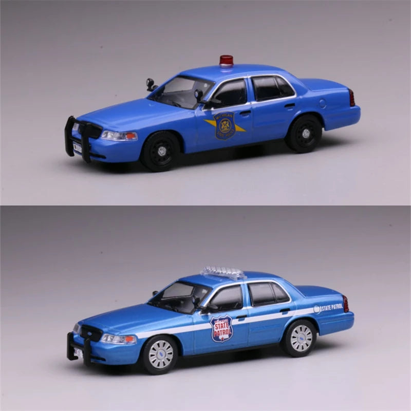 596Model 1:64 Michigan / Wisconsin  State Police Diecast Model Car