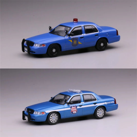596Model 1:64 Michigan / Wisconsin  State Police Diecast Model Car