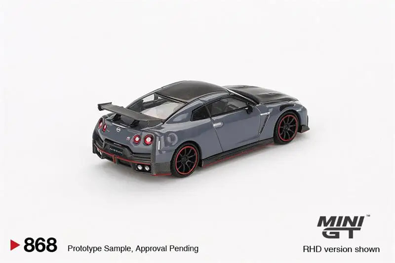 **Pre-Order** MINI GT 1:64 GTR Nismo 2024 NISMO Stealth Gray LHD Diecast Model Car