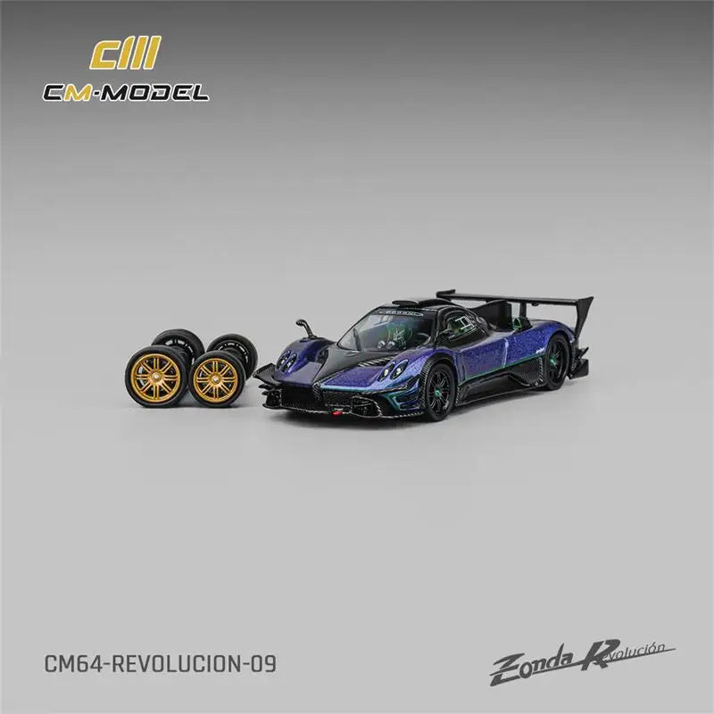 CM Model 1:64 Zonda Revlucion Pagani Chameleon Die-Cast Car Model Miniature Gifts