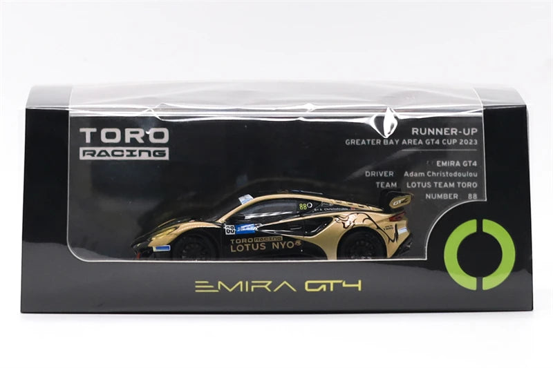 KILO 1:64 Adam Christodoulou 2023 EMIRA GT4 Macau TEAM TORO NO.88 Die-Cast Car Model Miniature Gifts