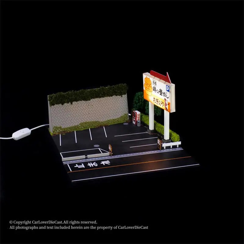 G-Fans 1:64 Initial D parking lot Diorama