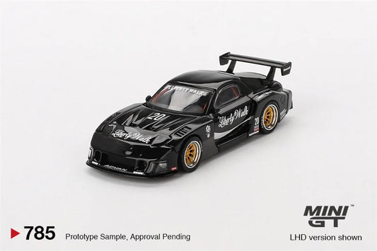 **Pre-Order** MINI GT 1:64 RX-7 LB-Super Silhouette Liberty Walk Black LHD Diecast Model Car