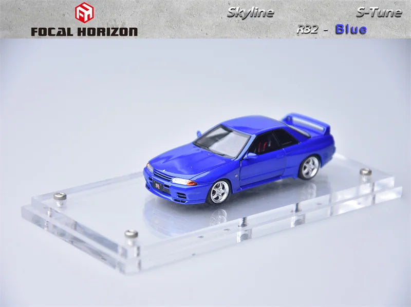 FH 1:64 SKYLINE R32 S-Tune Blue Diecast Model Car