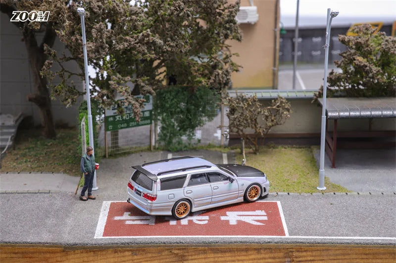 ZOOM 1:64 R34 Stagea WC34 260RS Diecast Model Car