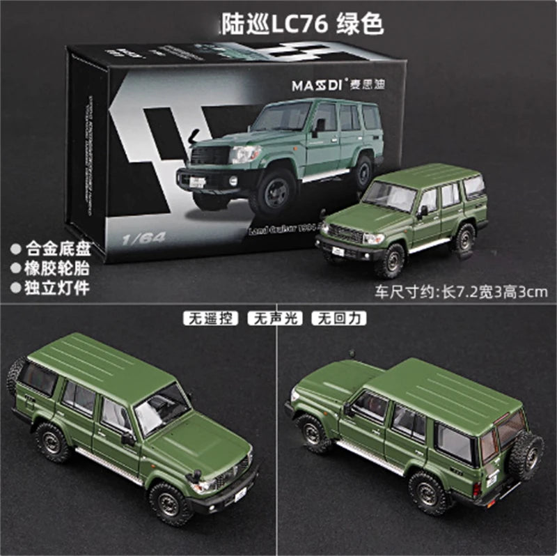 MASDI 1:64 Land Cruiser LC76 Diecast Model Car
