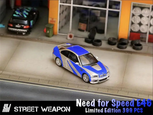 **Pre-Order**  SW 1:64 Need For Speed E46 limited300 Diecast Model Car