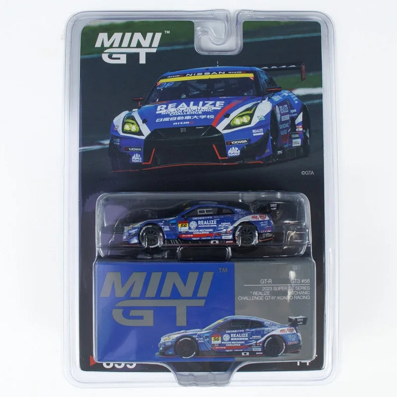 MINI GT 1:64 NSX-GT Type S GT500 SUPER GT SERIES GTR GT3 EVO Diecast Model Car