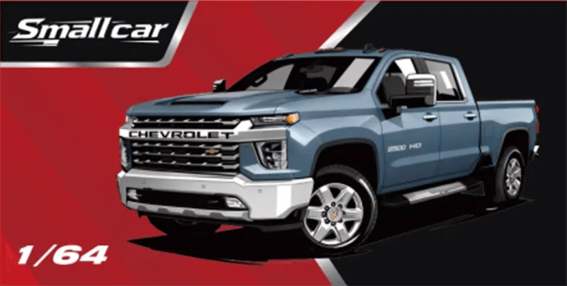 Smallcar 1:64 Silverado 2500 HD Pickup Truck Diecast Model Car