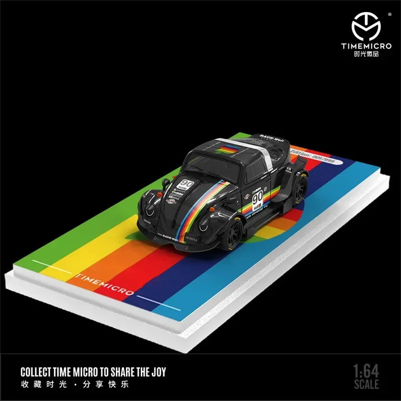 Time Micro 1:64 White / Black Limited999 Diecast Model Car