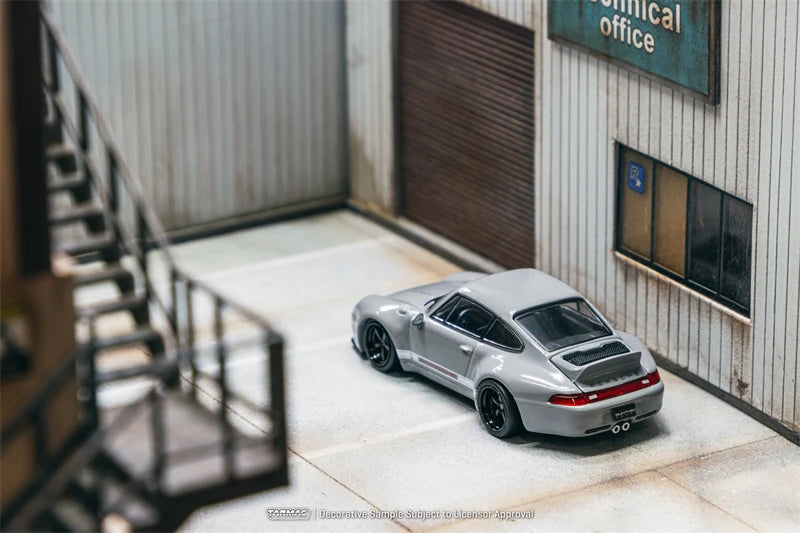 Tarmac Works 1:64 993 Remastered By Gunther Werks Grey Diecast Model Car