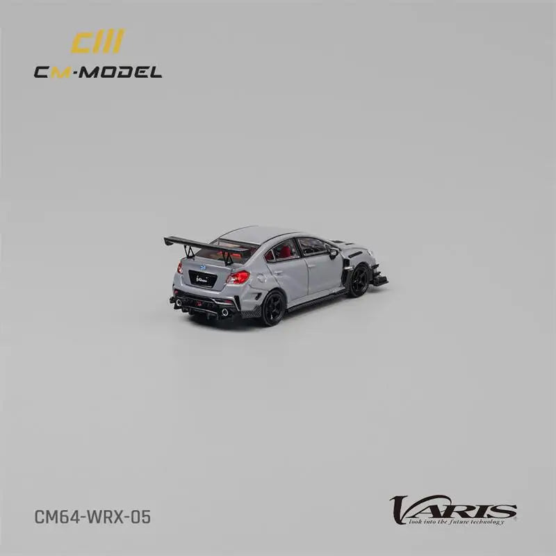 **Pre-Order** CM MODEL  1:64 WRX Varis Widebody 2.0 Gray Diecast Model Car