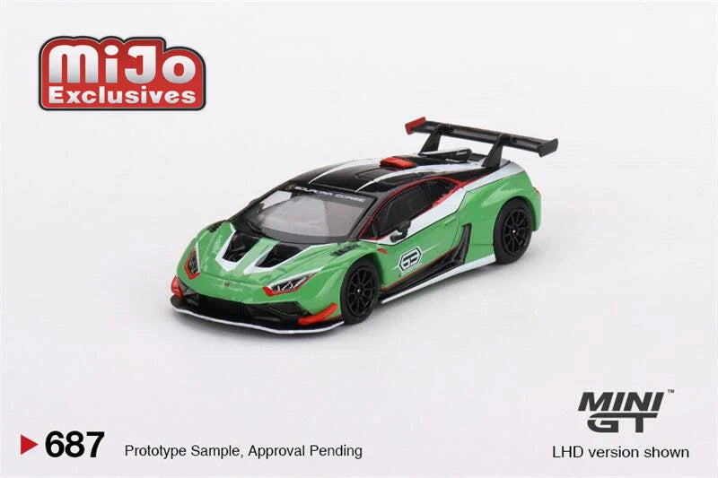 **Pre-order** MINI GT Mijo Exclusives 1:64 Ford GT Honda Civic Huracán GT3 911 Carrera RS 2.7 LHD Model Car