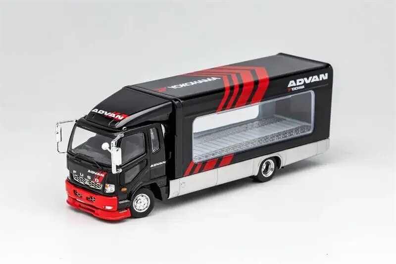 GCD 1:64 Fuso Fighter Mk2 FK 2017 Outriggers Raised Truck limited599 Diecast Model Car